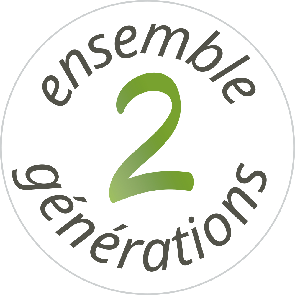 Logo Habitat intergénérationnel Laval - ensemble2générations
