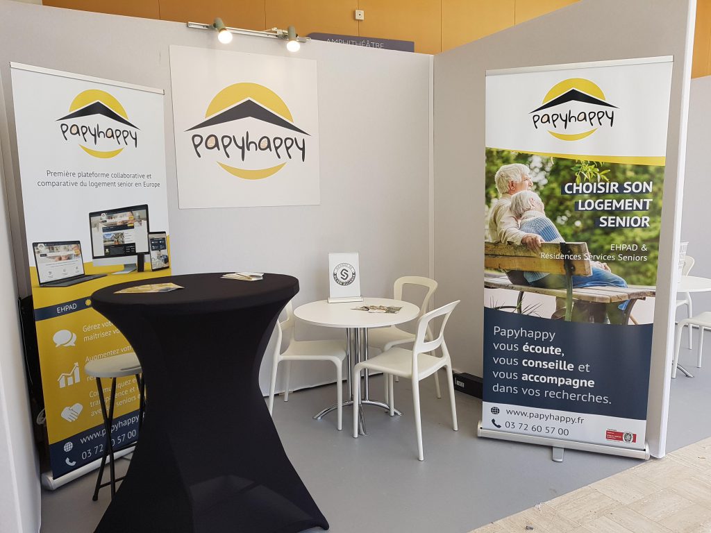 Stand Papyhappy, 19ème congrès SYNERPA