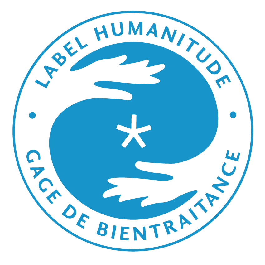 Logo du label humanitude, gage de bientraitance.